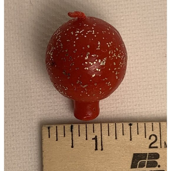 Christmas-Themed Floating Candle Set of 9: Holly Leaves Peppermints Ornaments - Picture 11 of 12